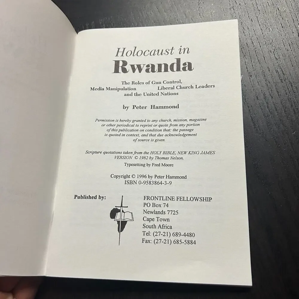 Unbranded holocaust rwanda
